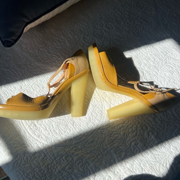 Luisa Barcelos heals. Rubber soles and heels  4.5 inch heel. Never worn. NWOT - Picture 15 of 16